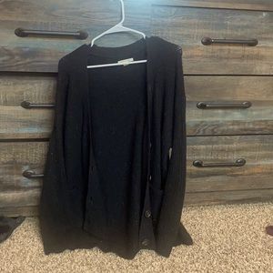 Black cardigan